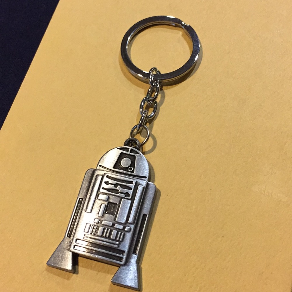Star Wars R2D2 Metal Keychain/New